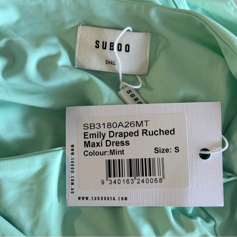 Suboo Mint One-Shoulder Maxi Dress - Picture 4 of 5